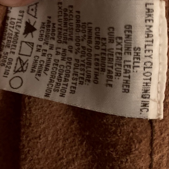 Lake Matley Genuine Leather Jacket Women’s XL Handcrafted beautiful piece - Picture 4 of 6